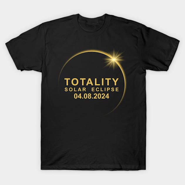 Total Solar Eclipse 2024 T-Shirt by Emma Creation